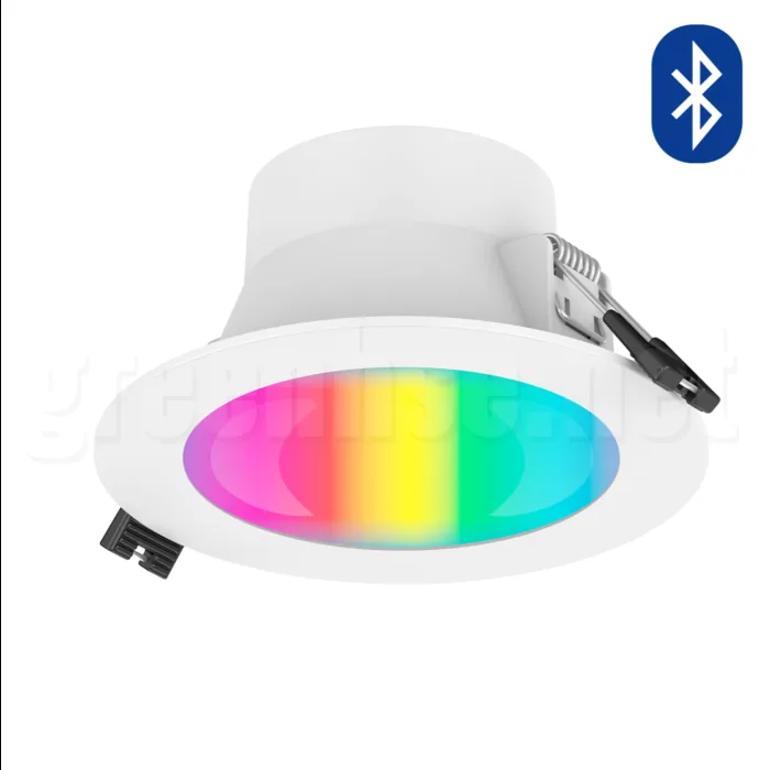 9W smart RGBW LED downlight with Tuya Bluetooth