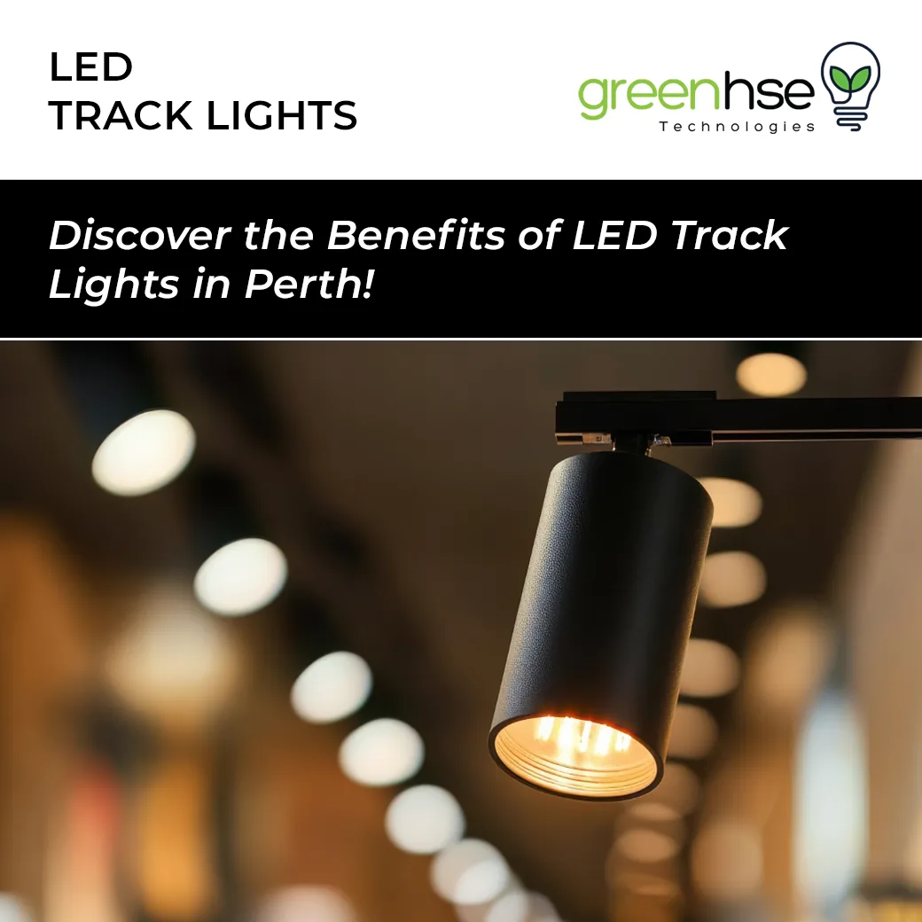 LED track lighting in a modern Perth interior